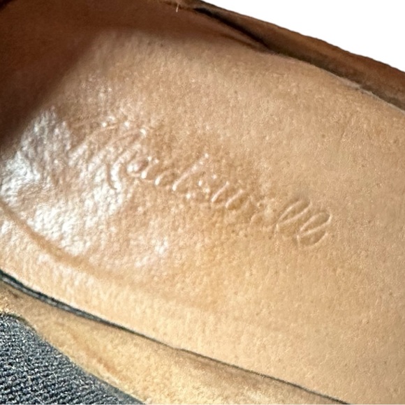 Madewell Snakeskin Leather Regan Booties Women's 9.5 Pull On Block Heel - Picture 10 of 12